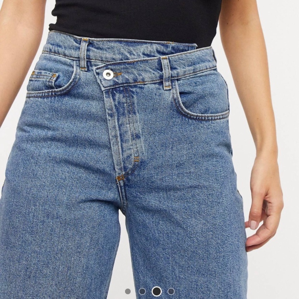 ASOS - COLLUSION x014 dad jeans with stepped waist